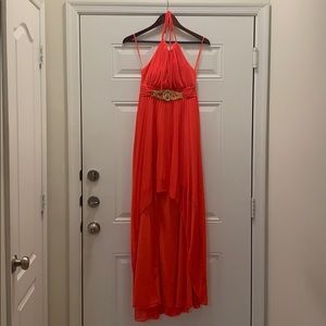 CACHE - DRESS -ORANGE -BRAND NEW/NEVER WORN -SIZE2